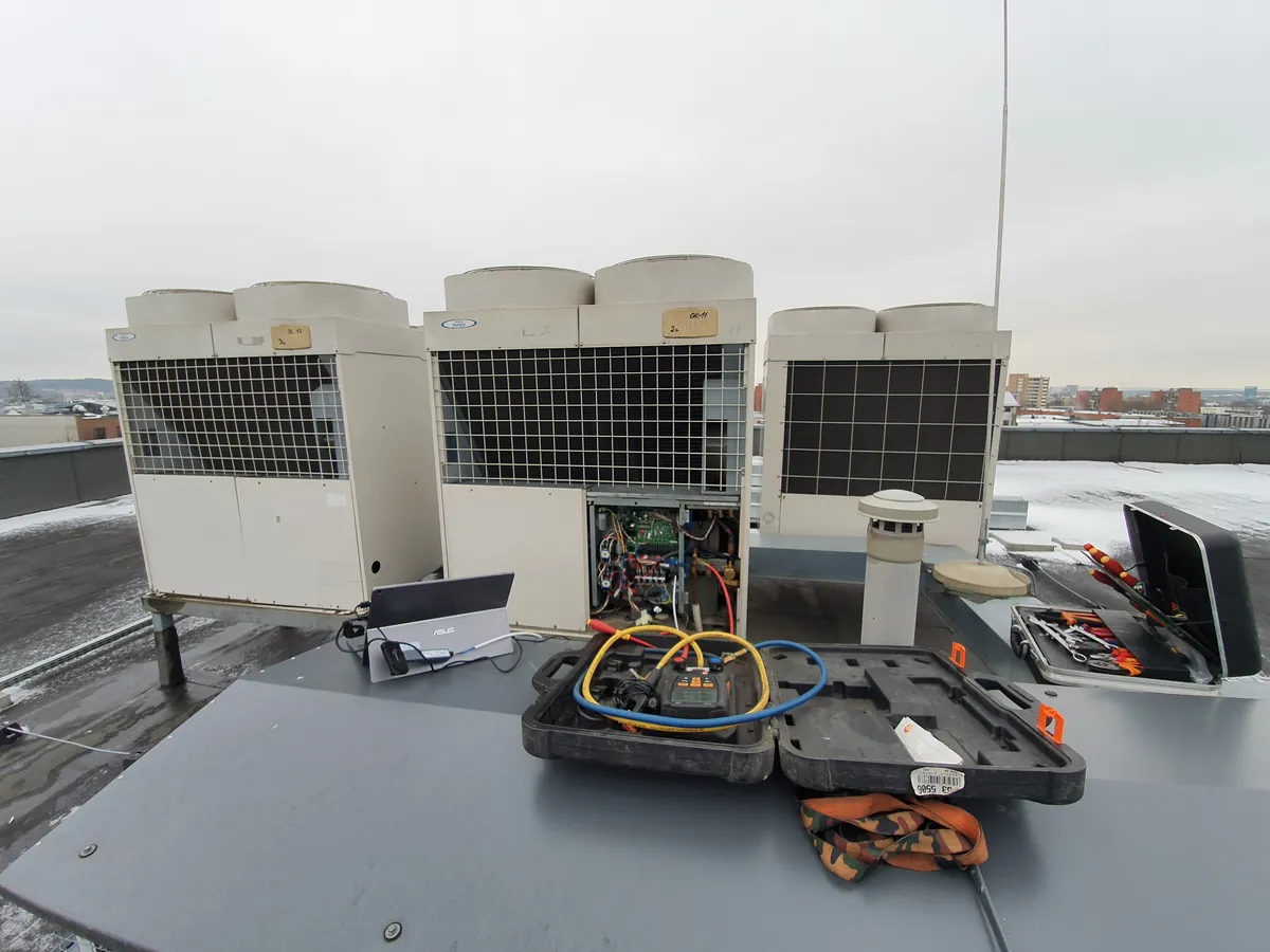 VRF sistemos remontas ir diagnostika